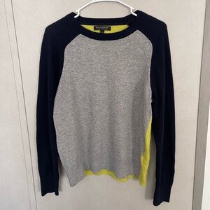 Banana Republic Gray and Black Sweater